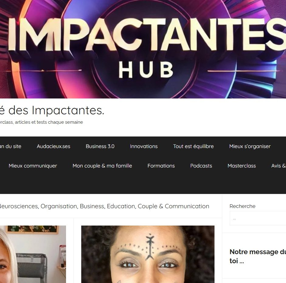 Découvrez le Hub privé des Impactantes.
