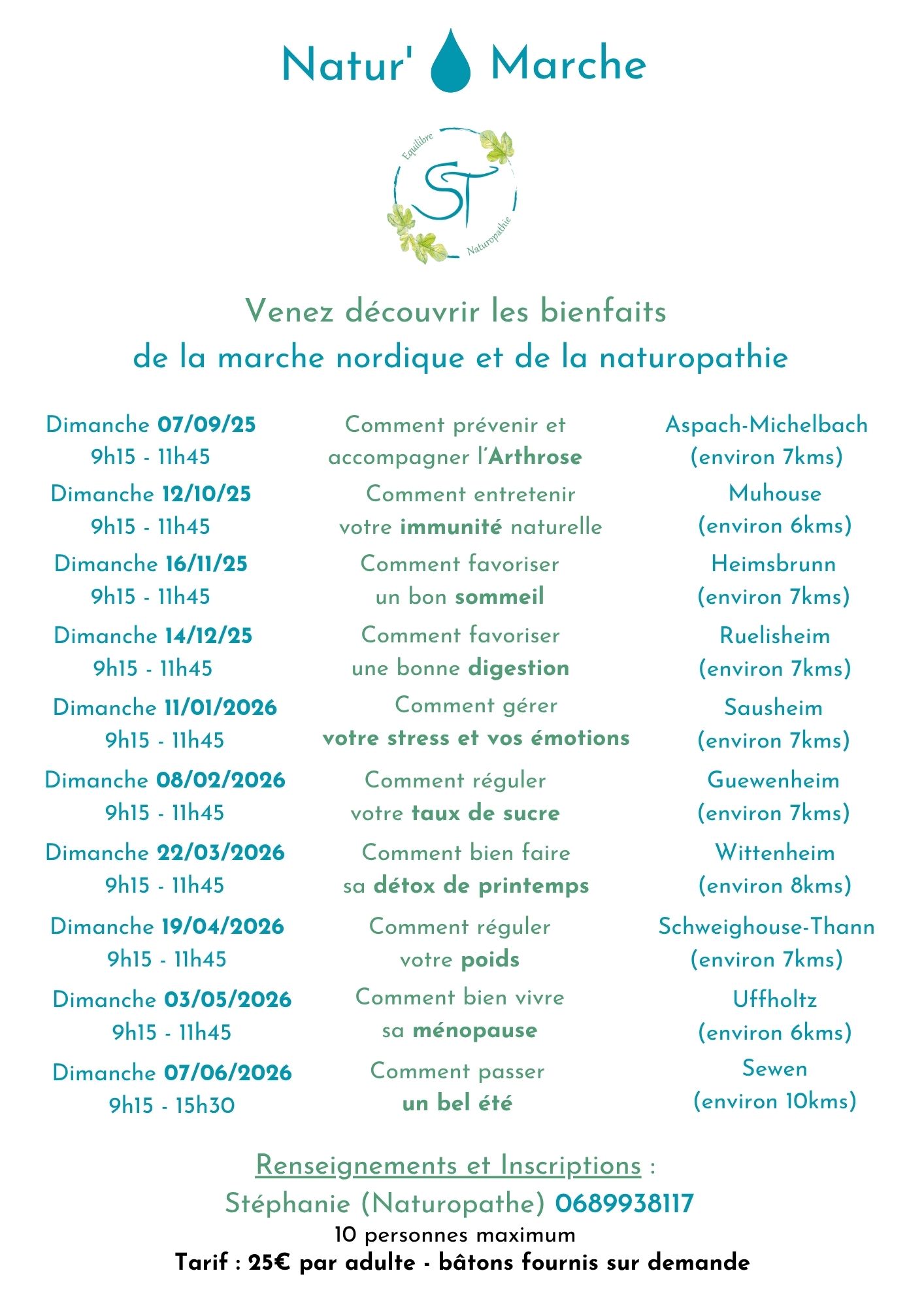 Planning Natur'o Marche 20252026